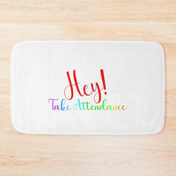 Item preview, Hey take attendance - colourful designed and sold by VrajStudio.