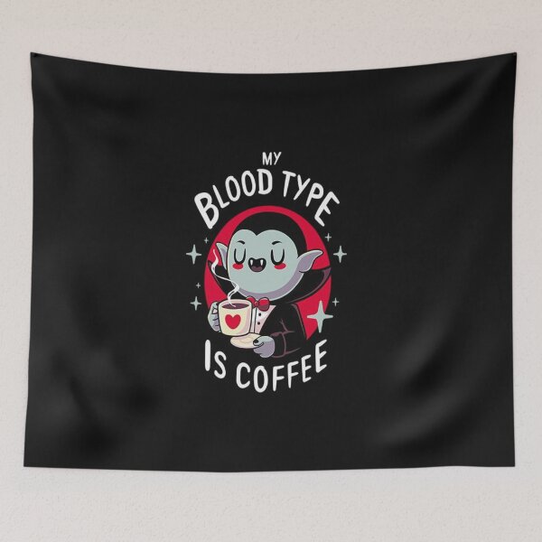 Aperçu de l'œuvre CAFÉ VAMPIRE CUTE HAHA créée et vendue par ohmysale.