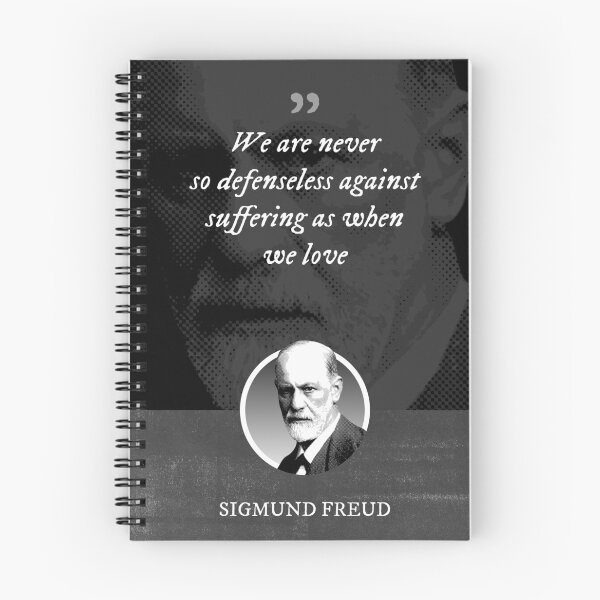 Item preview, Sigmund Freud - We are never so defenseless against suffering as when we love designed and sold by Syahrasi.