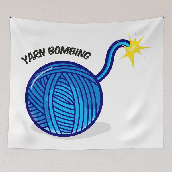 Item preview, yarn bombing - knitting designed and sold by Ashi17.