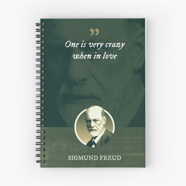 Item preview, Sigmund Freud - One is very crazy when in love designed and sold by Syahrasi.
