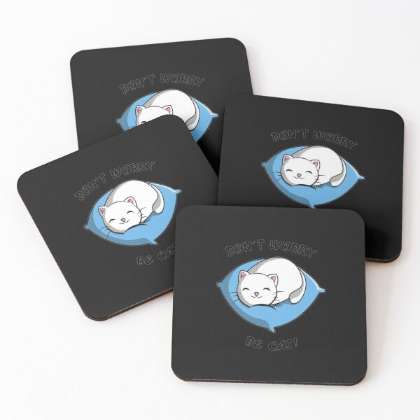 Item preview, DON'T WORRY BE CAT designed and sold by ohmysale.