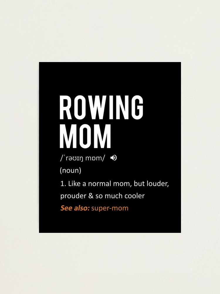 "Awesome Rowing definition style saying for Rowers. Funny Rowing art