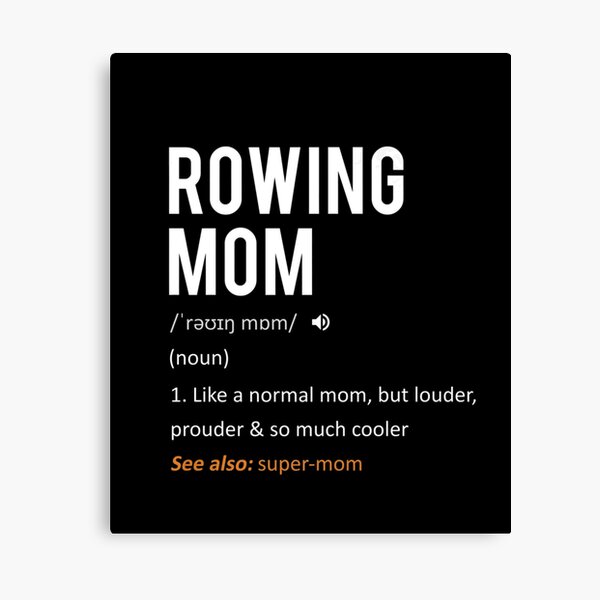 "Awesome Rowing definition style saying for Rowers. Funny Rowing art