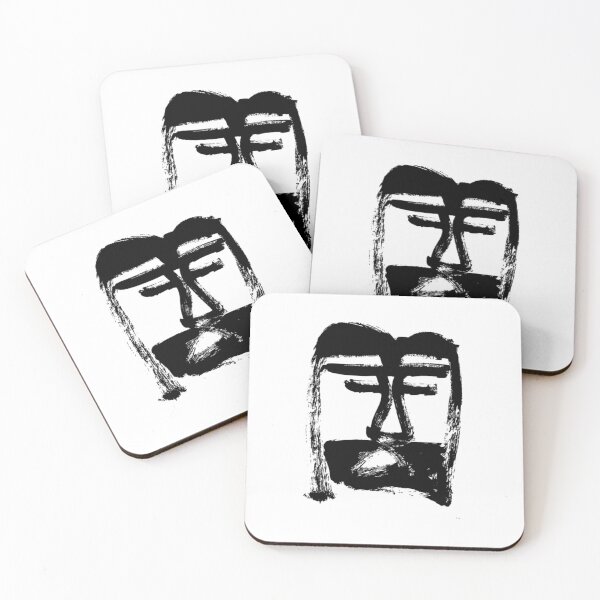 Item preview, Mind of Christ /Peace Man Christian Icon Abstract Jenny Meehan  designed and sold by Jenny Meehan Art Prints and Patterns  .