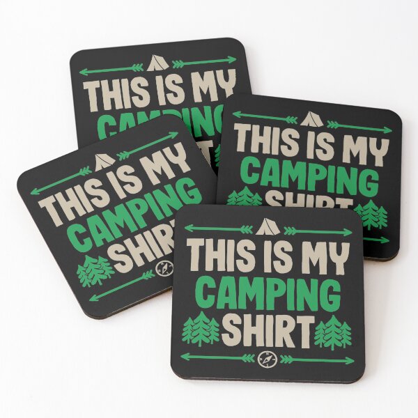 Item preview, This Is My Camping Shirt | Hit The Hiking Trails designed and sold by GravitiTees.