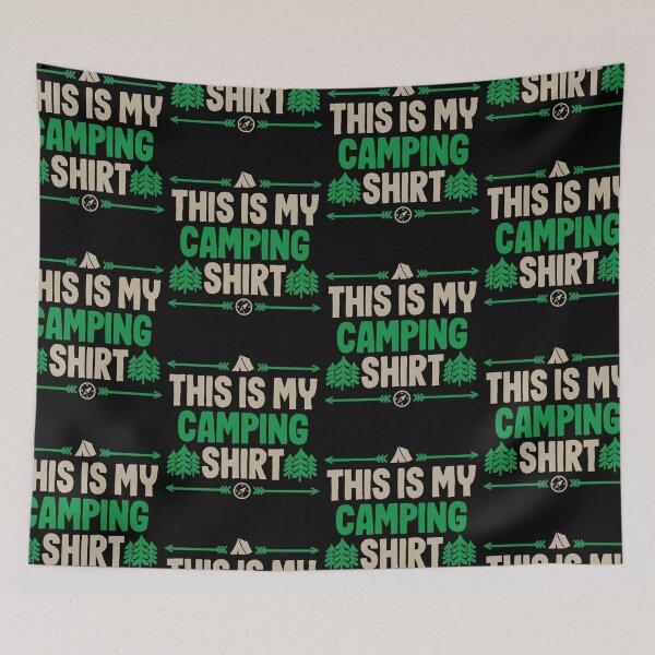 Item preview, This Is My Camping Shirt | Hit The Hiking Trails designed and sold by GravitiTees.