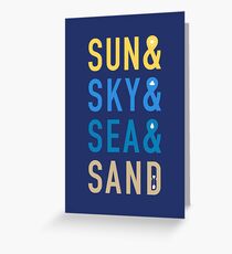 Fun In The Sun Greeting Card