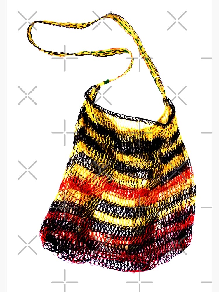 Bilum Bag hand woven outlets bag from Papua New Guinea