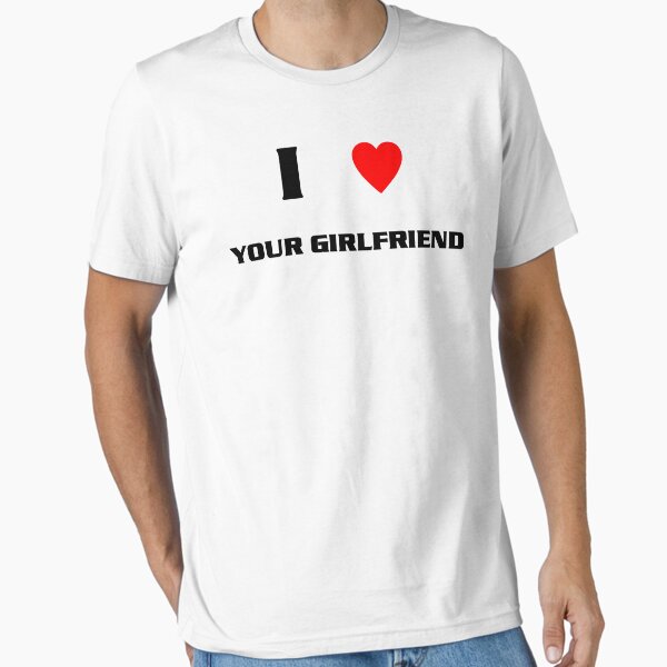 Item preview, I Heart Your Girlfriend (blk) designed and sold by kayve.
