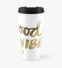 Gute Stimmung - Gold Tinte Thermosbecher