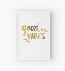 Good Vibes - Gold Ink Hardcover Journal