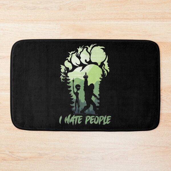 Item preview, I Hate People Bigfoot Sasquatch Alien Lovers Men Women Funny designed and sold by glenn-designer.