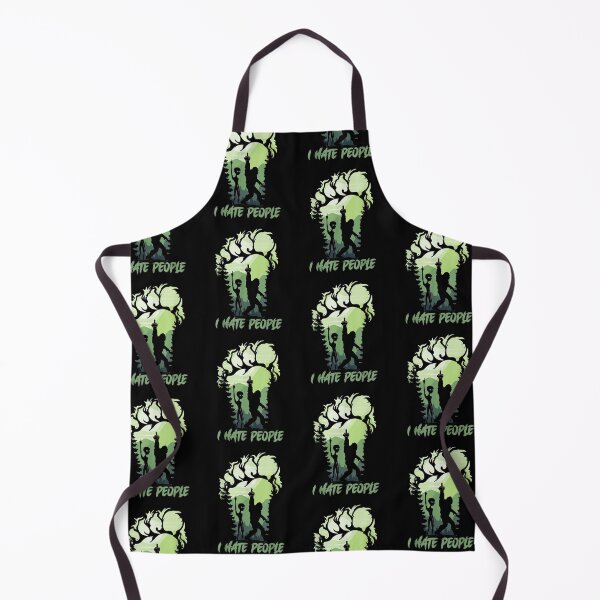 Item preview, I Hate People Bigfoot Sasquatch Alien Lovers Men Women Funny designed and sold by glenn-designer.