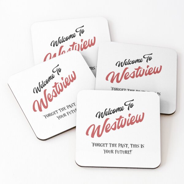 Item preview, Retro Welcome To Westview|70's Vintage Wandavision|Scarlett Witch|Vision Quote|Wandavision Gift|Westview  designed and sold by Wendy Orchard.