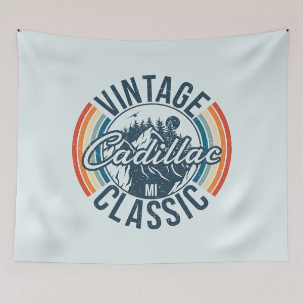 Item preview, Cadillac Michigan Retro Vintage Classic designed and sold by TruleyUnique.