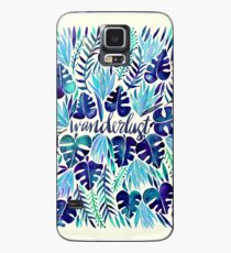 Tropical Wanderlust – Blue Case/Skin for Samsung Galaxy