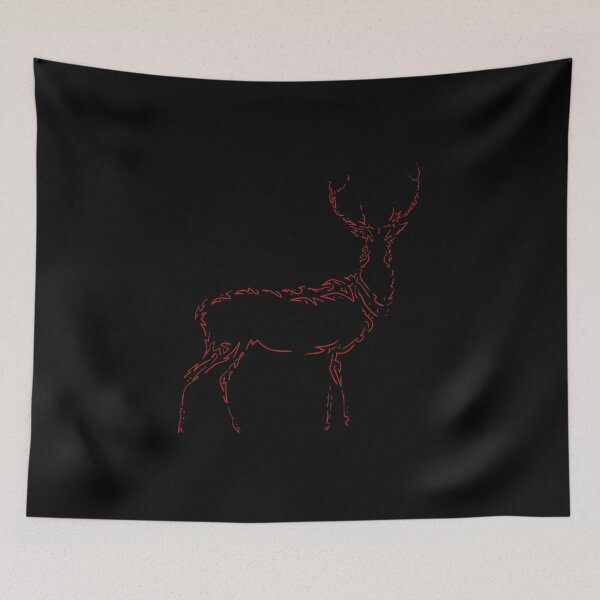 Item preview, Deer line art designed and sold by CrazyHowCool.