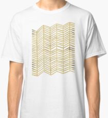 Gold Herringbone Classic T-Shirt