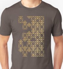 Geometric Gold Unisex T-Shirt