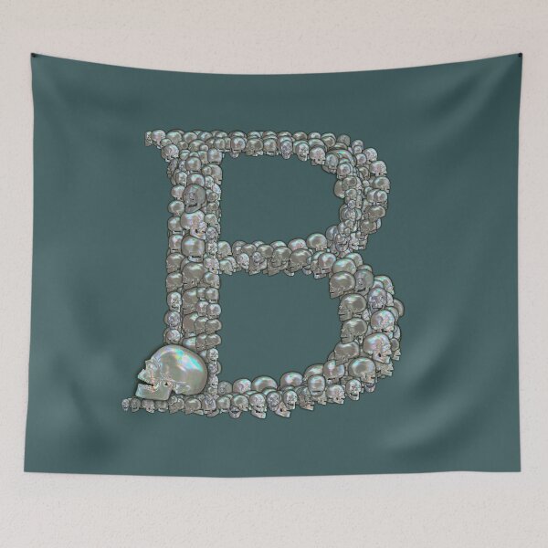 Item preview, Skull Alphabet A designed and sold by dinaaaaaah.