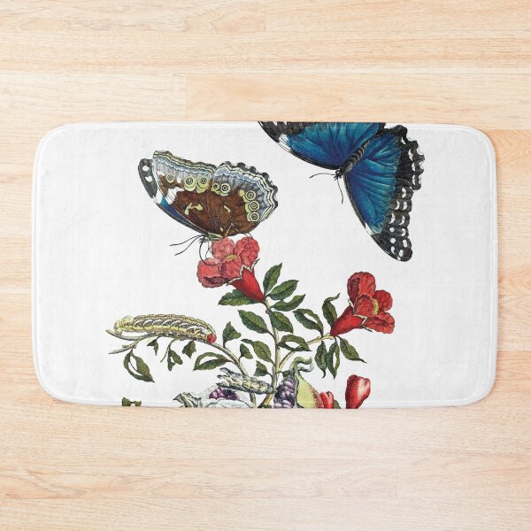 Item preview, Pomegranate and Menelaus Blue Morpho designed and sold by minimalcinema.