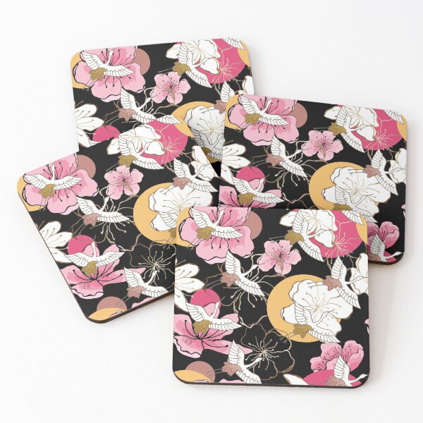 Item preview, Crane flower pattern designed and sold by LittleNippon.