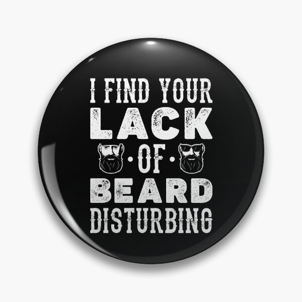 Item preview, Lack Of Beard Funny Mustache Barber designed and sold by Scratches Tees.