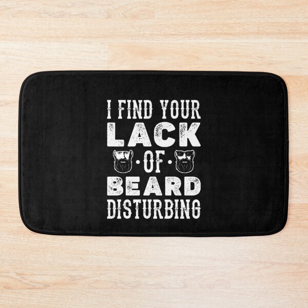 Item preview, Lack Of Beard Funny Mustache Barber designed and sold by Scratches Tees.