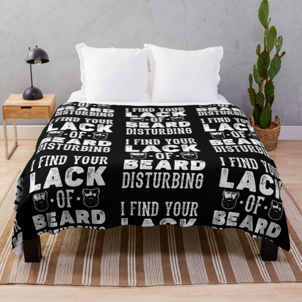 Item preview, Lack Of Beard Funny Mustache Barber designed and sold by Scratches Tees.