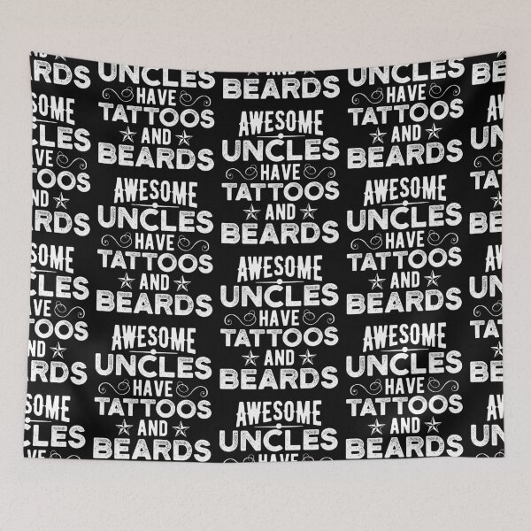 Item preview, Tattoos And Beards Funny Badass Uncles designed and sold by Scratches Tees.