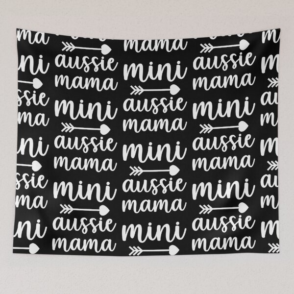 Item preview, Mini Aussie Mama Cute Dog Lover Girl designed and sold by Scratches Tees.