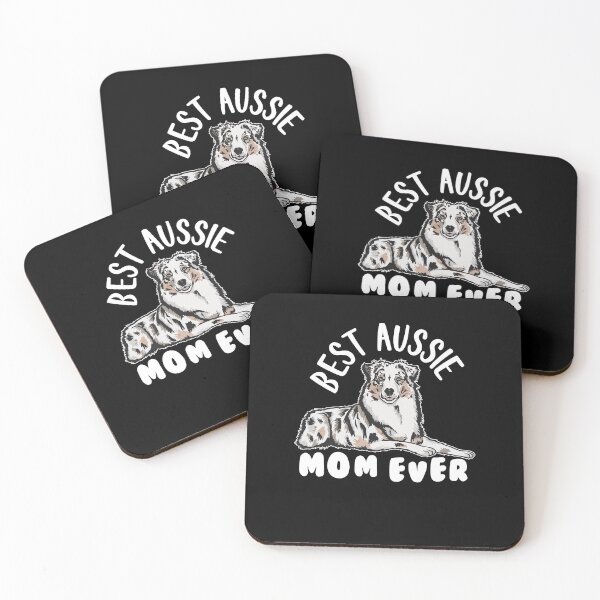 Item preview, Best Aussie Mom Ever Cool Puppy Girl designed and sold by Scratches Tees.
