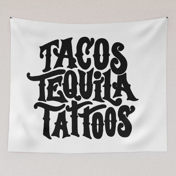 Item preview, Tacos Tequila Tattoos designed and sold by ValentinaHramov.