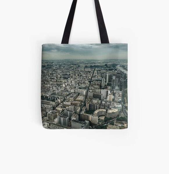Paris All Over Print Tote Bag