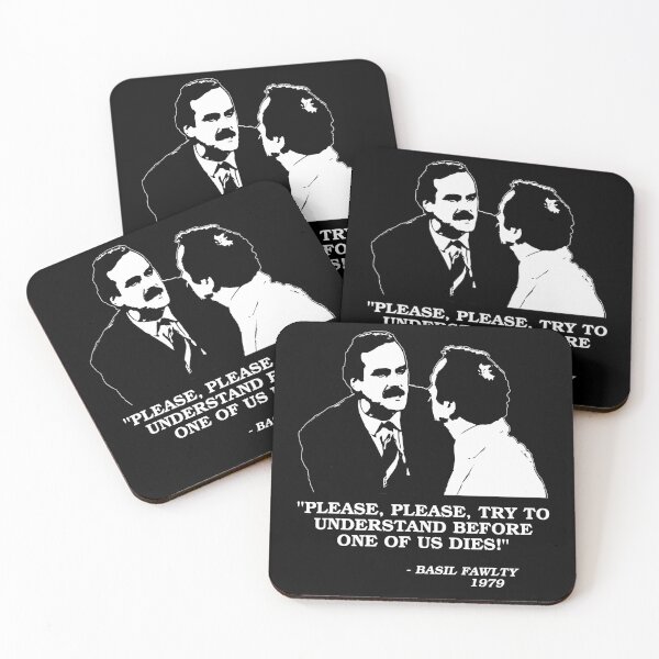 Item preview, Fawlty Towers - Please Please try to understand before one of us dies! designed and sold by Tom Newberry.