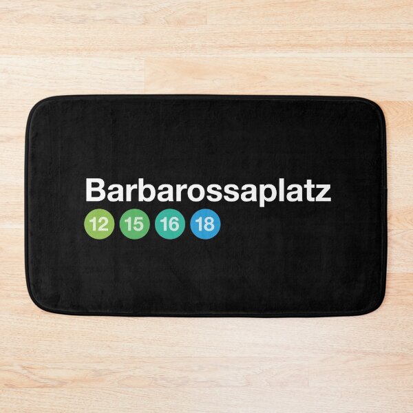 Item preview, Cologne-Barbarossaplatz Kölle Veedel designed and sold by SafariOutfit.