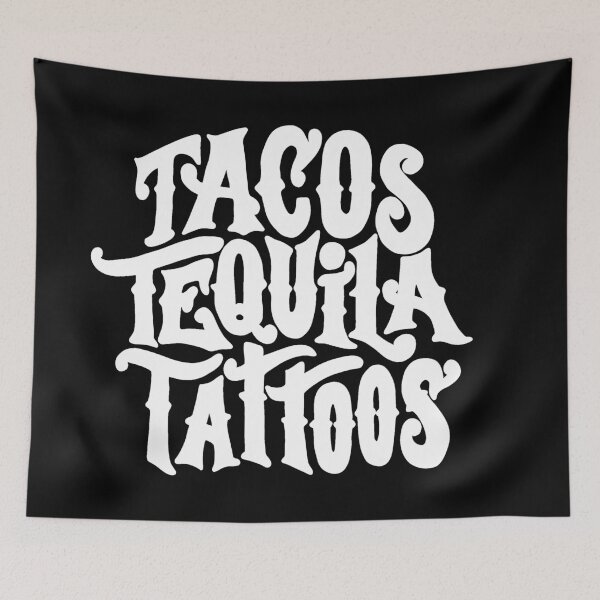 Item preview, Tacos Tequila Tattoos designed and sold by ValentinaHramov.