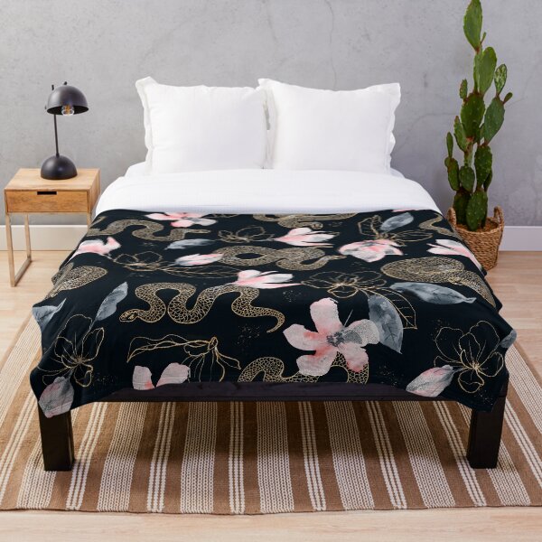 Item preview, Snake flower pattern designed and sold by LittleNippon.