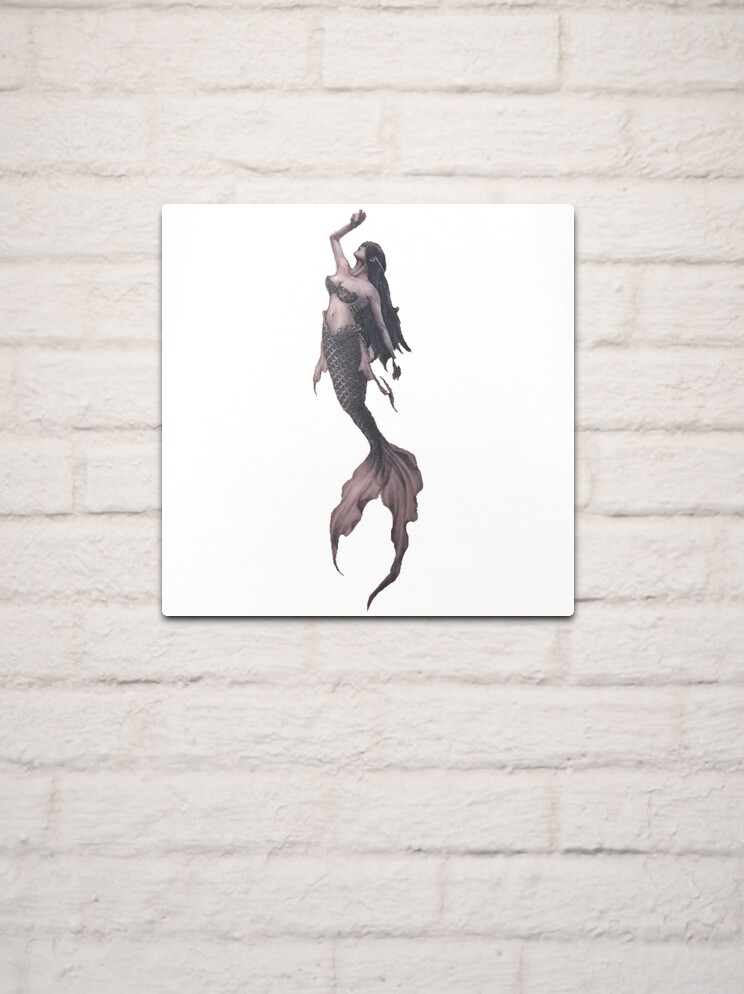 Free Mermaid Fairy Tattoo Silhouette @ Silhouette.pics