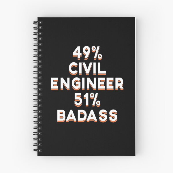 Item preview, Civil Engineer Funny Cool Badass Job Title Humor Quote designed and sold by sillyquestions.