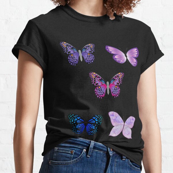 Butterfly Sticker Set Classic T-Shirt