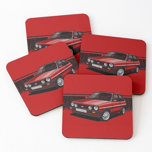 Item preview, My drawing of the iconic hot hatchback for red background designed and sold by designjaag.