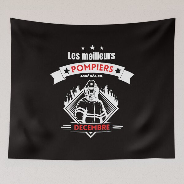 Item preview, The best firefighters are born in December designed and sold by Ydurand.