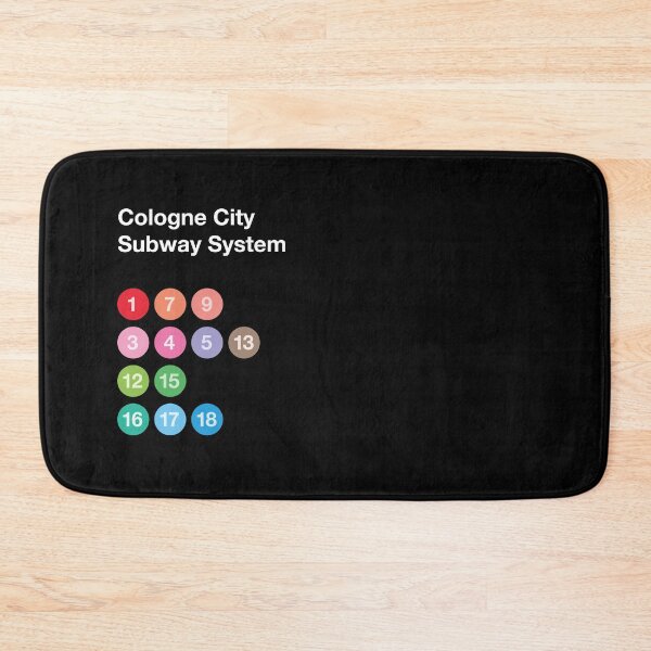 Item preview, Cologne Subway · Kölle Veedel designed and sold by SafariOutfit.