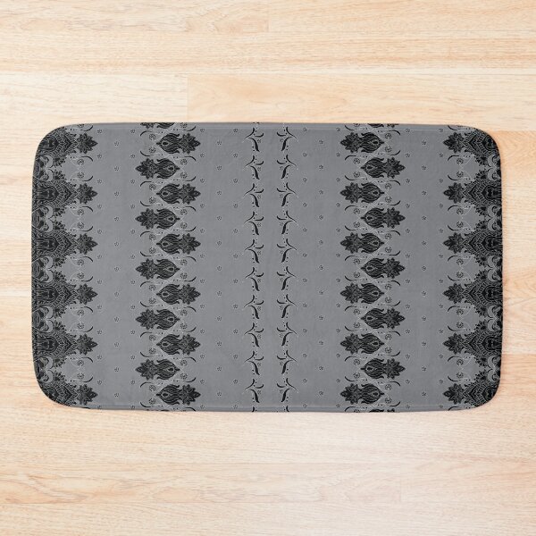 Item preview, Vintage floral ornate with gray background, elegant floral abstract ornament designed and sold by mashmosh.