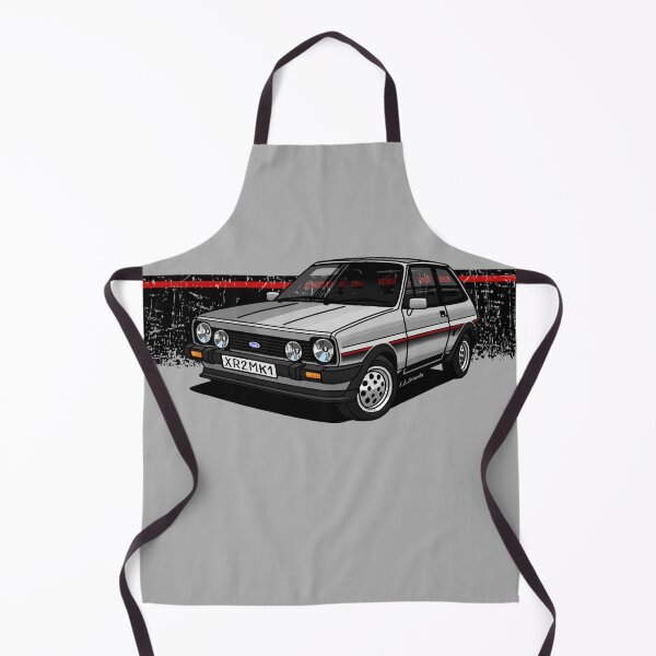 Item preview, My drawing of the iconic hot hatchback for silver gray background designed and sold by designjaag.