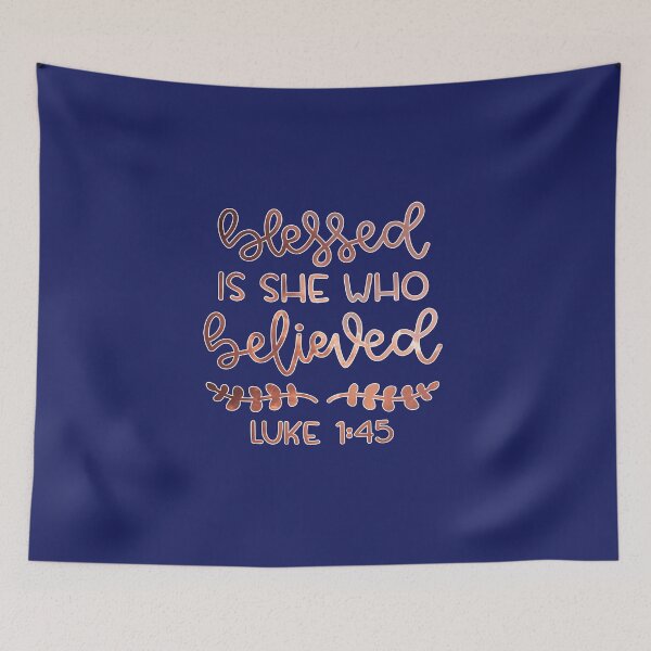 Item preview, Bible Quote - Blessed Is He Who Believed designed and sold by jeyel7.