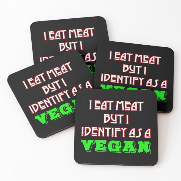 Item preview, I Eat Meat But I Identify As A Vegan designed and sold by superdumb70.