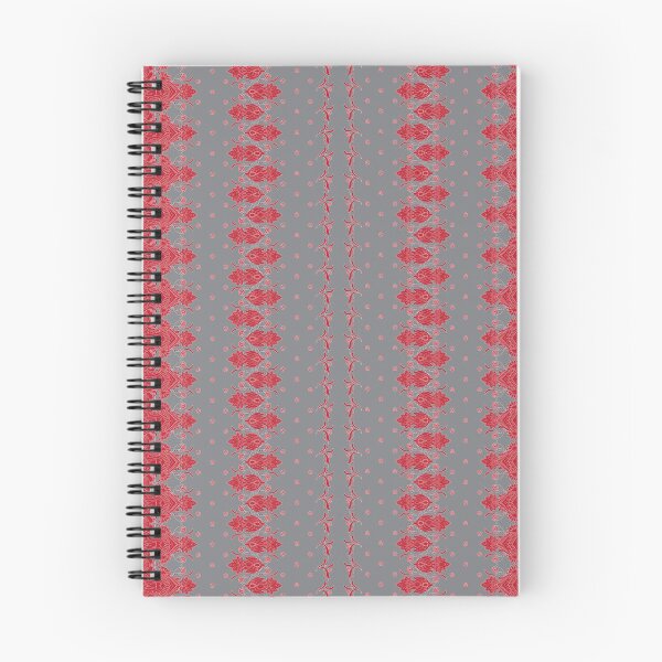 Item preview, Vintage floral ornate red on gray background, elegant floral abstract ornament designed and sold by mashmosh.